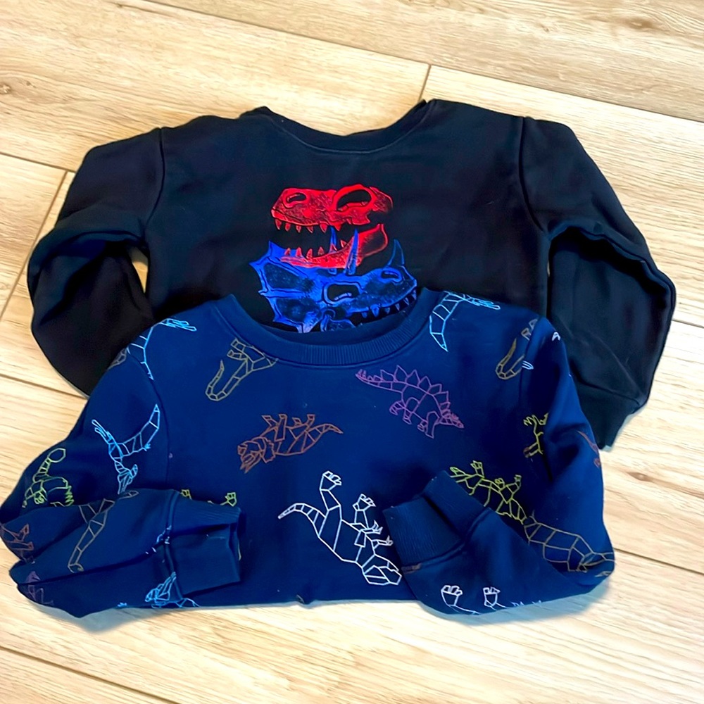 3/$15 - TWO crewneck sweatshirts